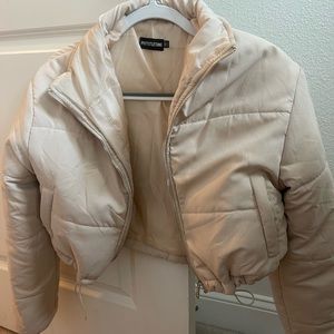 Cropped puffer jacket